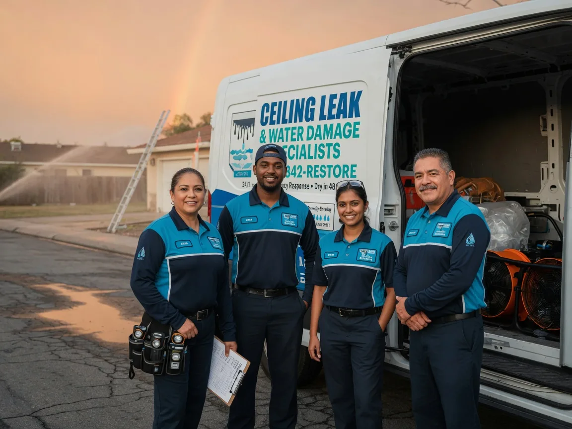 Ceiling Leak Cleanup company in Malta, OH