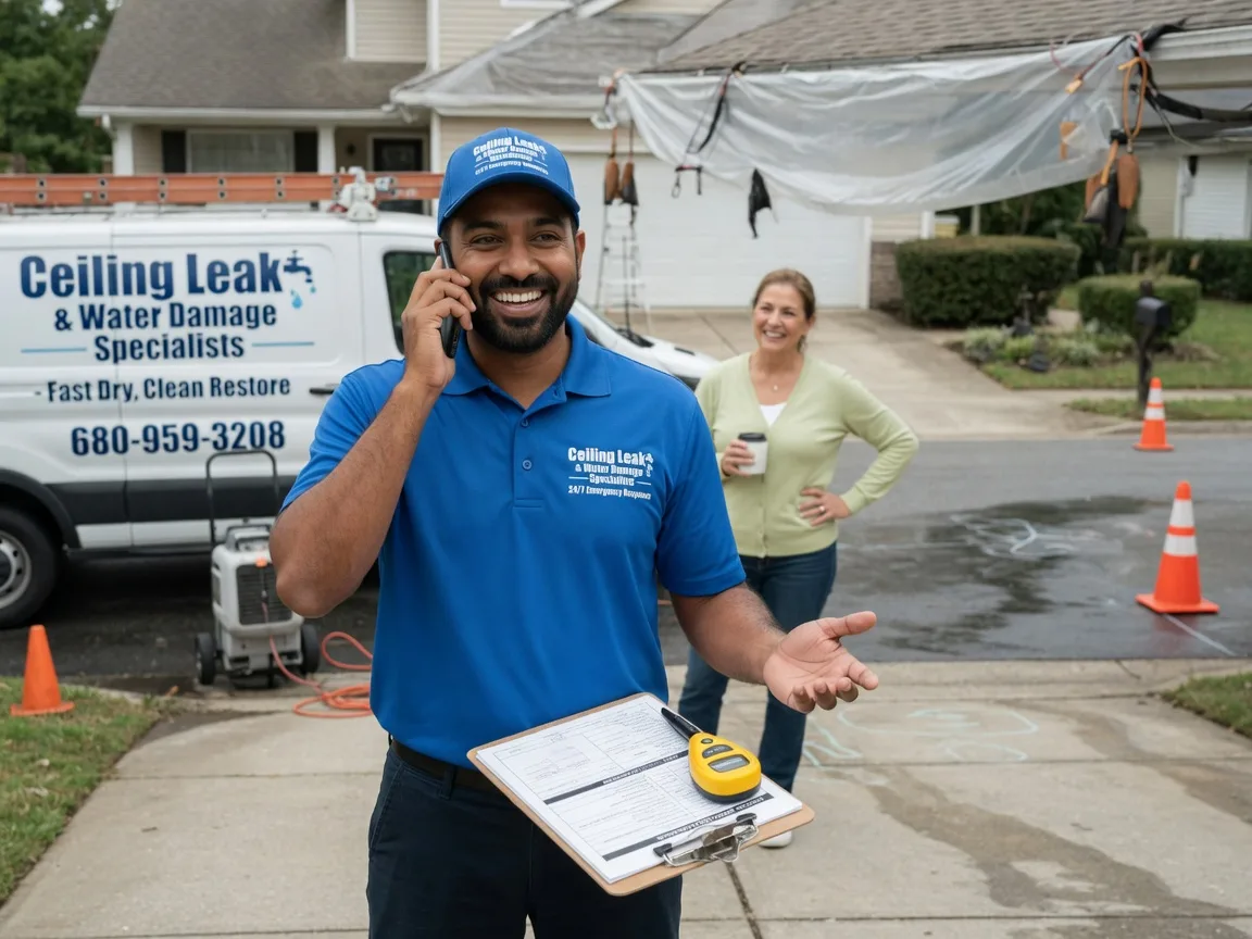 Ceiling Leak Cleanup Malta, OH FAQs